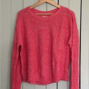 Anthropologie Pink Sweater